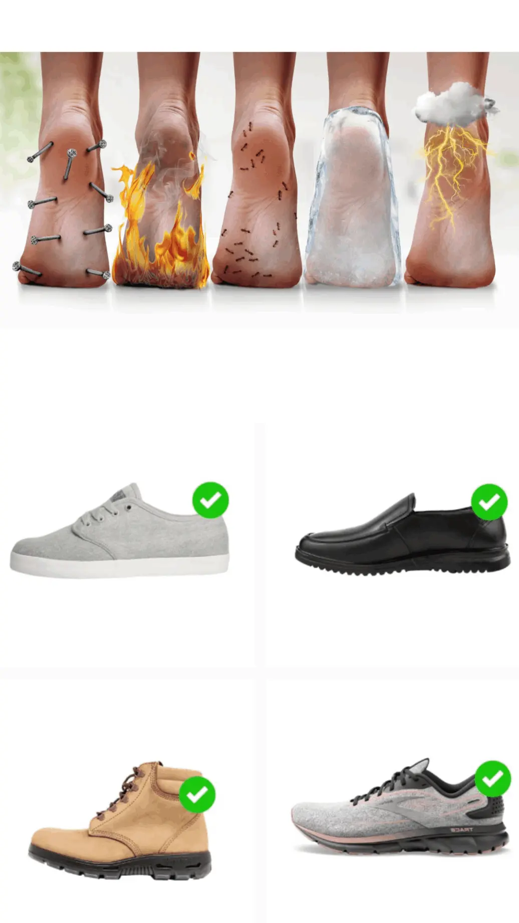 Akusoli shoes Insoles